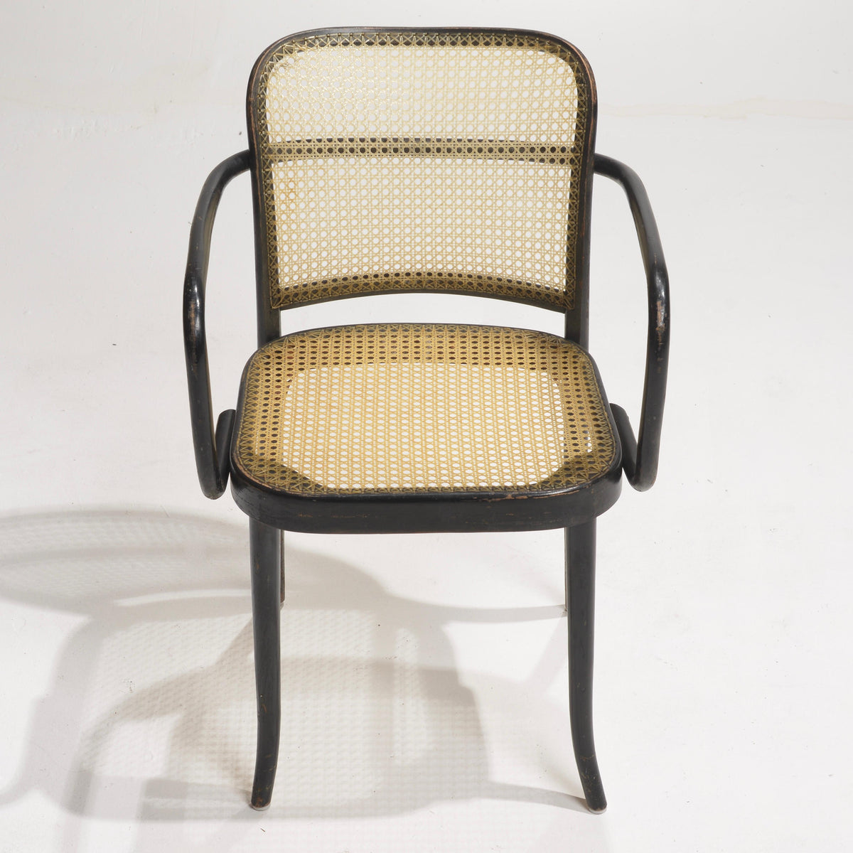 Josef Hoffmann Prague Model 811 black bentwood chair detail 8