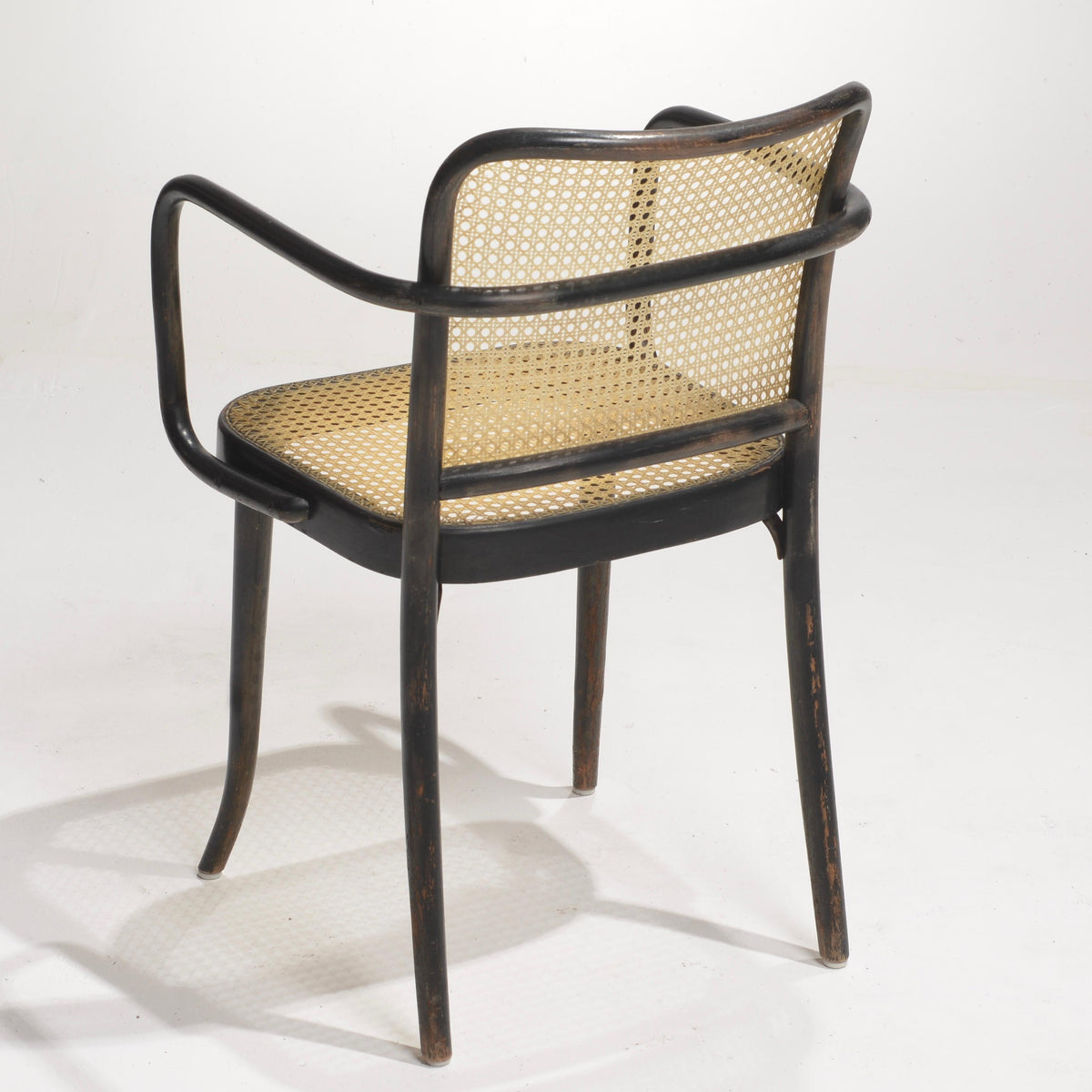 Josef Hoffmann Prague Model 811 black bentwood chair detail 5