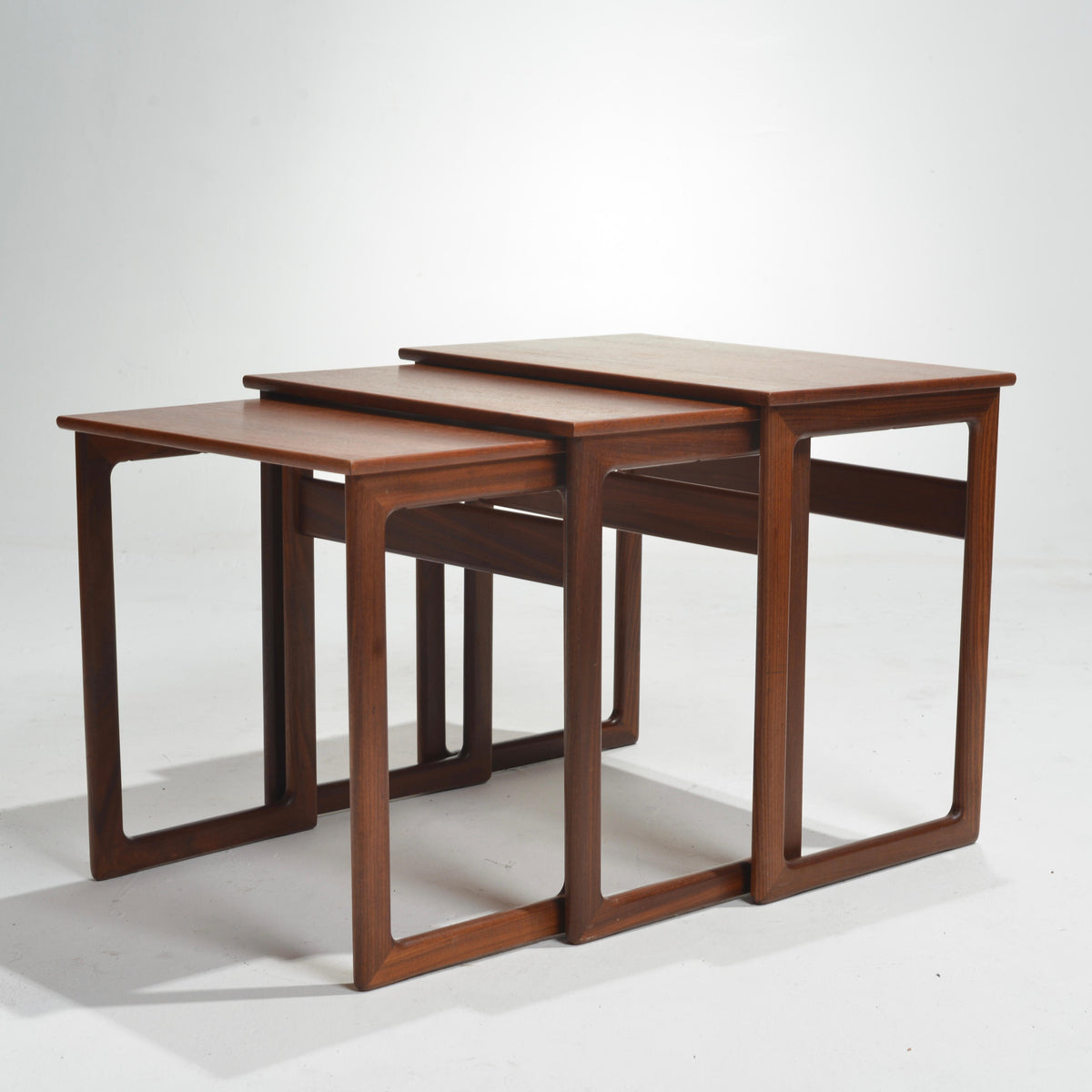 Kurt Østervig Danish teak nesting tables detail 11