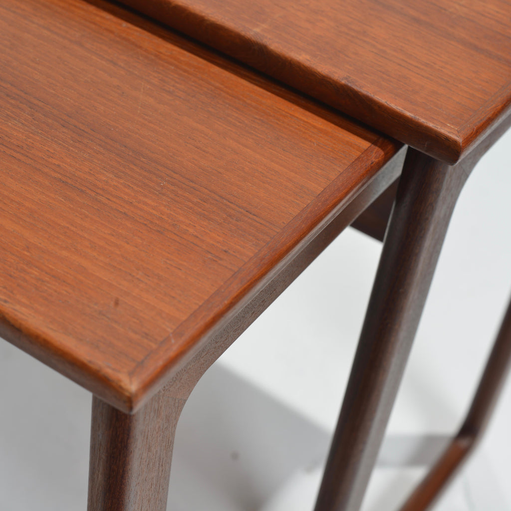 Kurt Østervig Danish teak nesting tables detail 15
