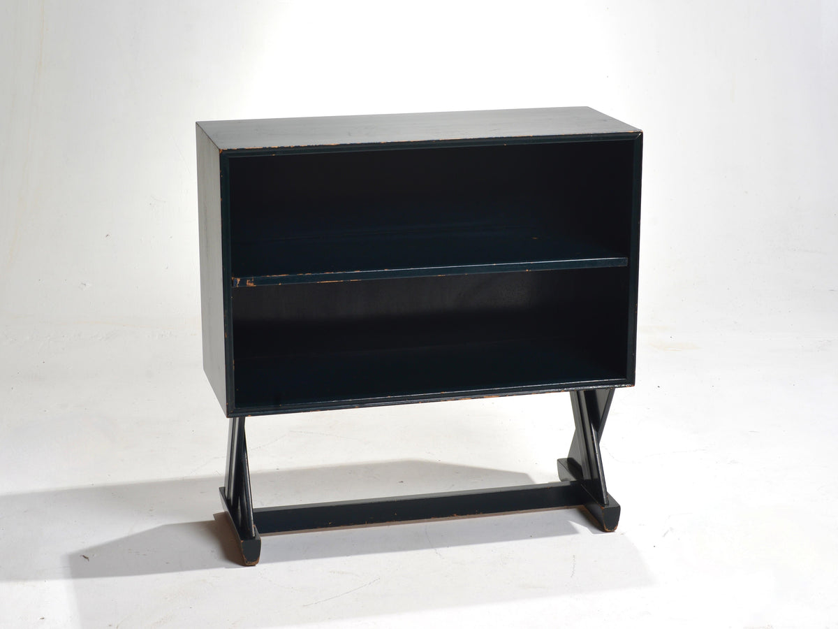 Paul Laszlo for Brown Saltman forest green bookcase or dry bar - view 13