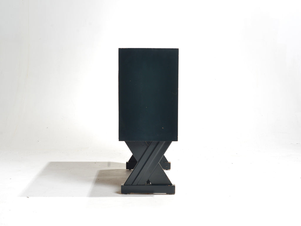 Paul Laszlo for Brown Saltman forest green bookcase or dry bar - view 10