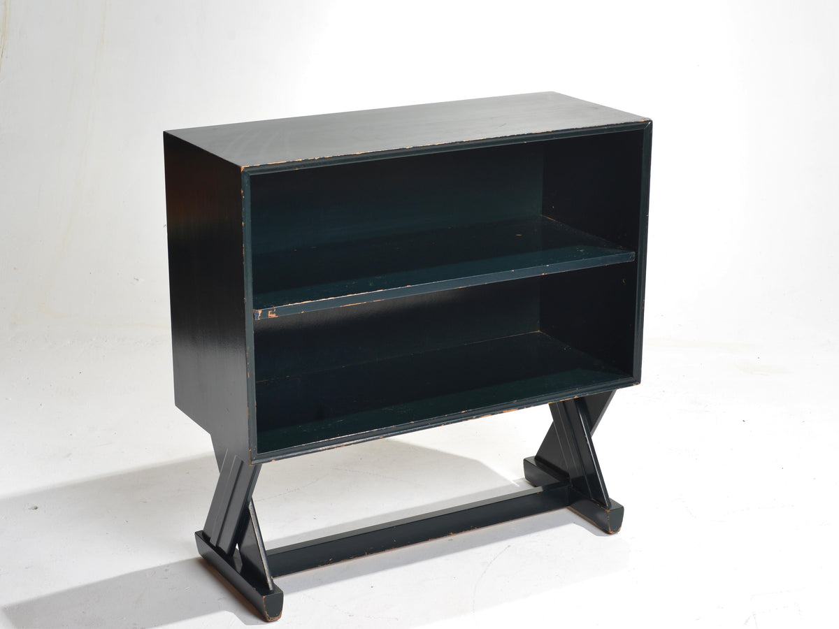 Paul Laszlo for Brown Saltman forest green bookcase or dry bar - view 4