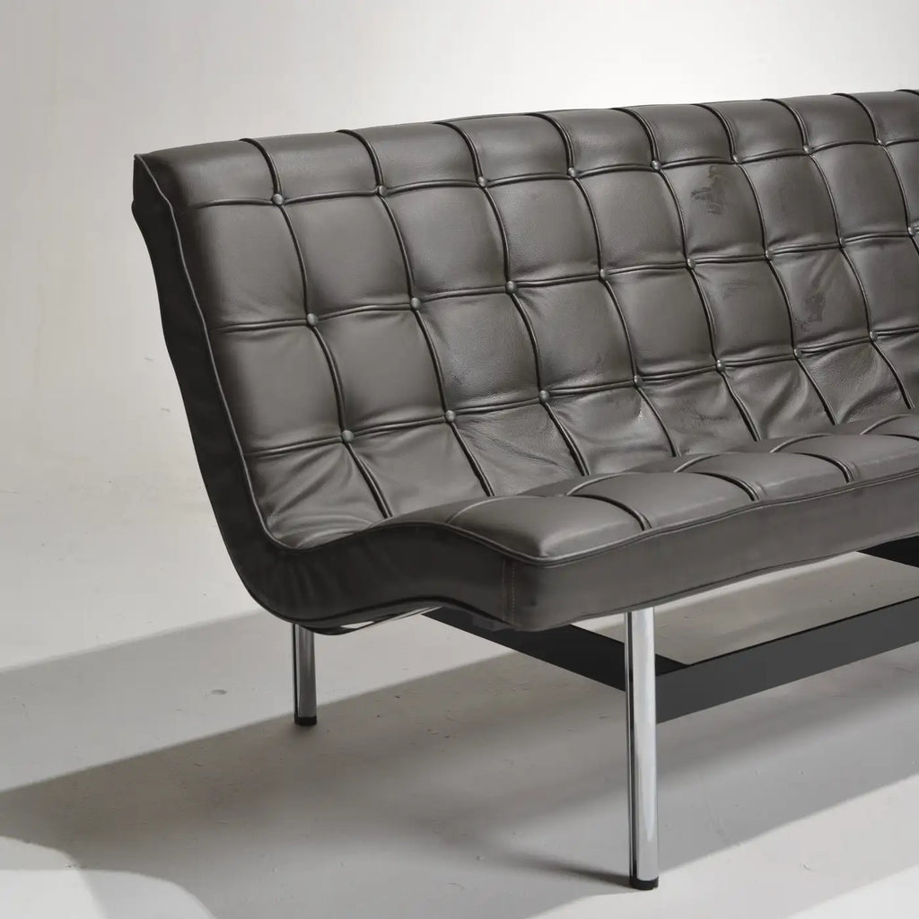 “New York” Charcoal Gray Sofa by Katavolos, Littell & Kelley