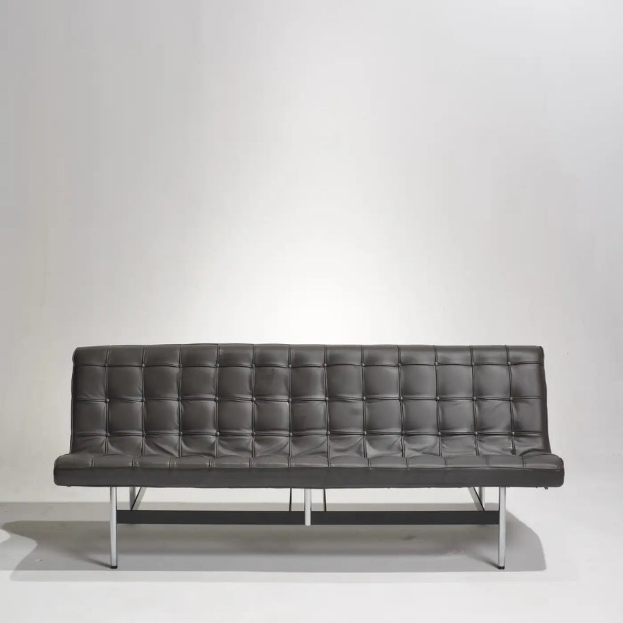 “New York” Charcoal Gray Sofa by Katavolos, Littell & Kelley