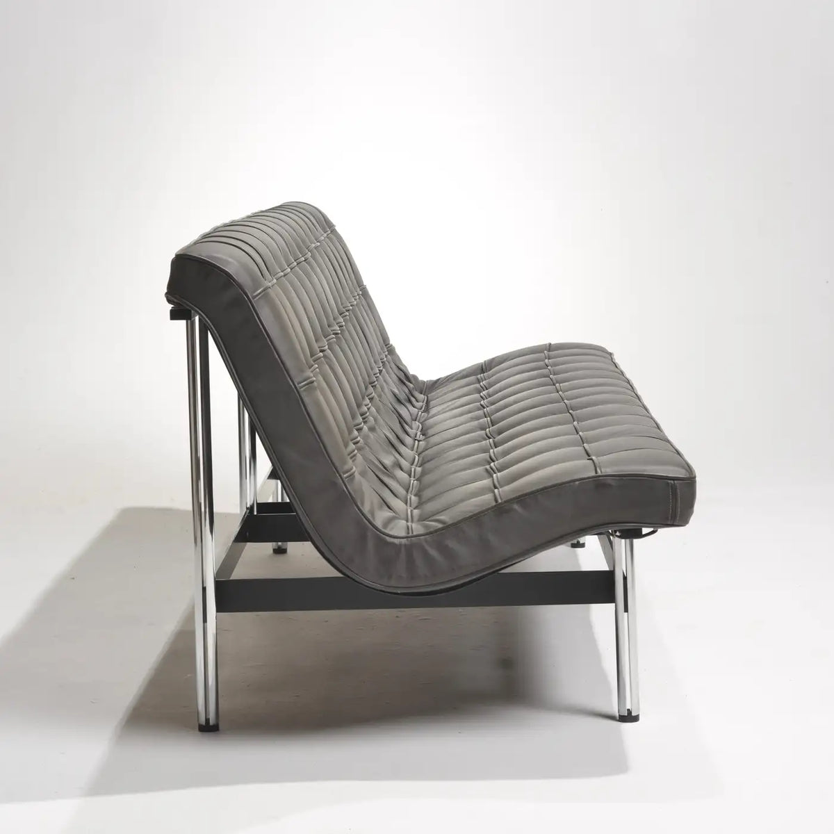 “New York” Charcoal Gray Sofa by Katavolos, Littell & Kelley