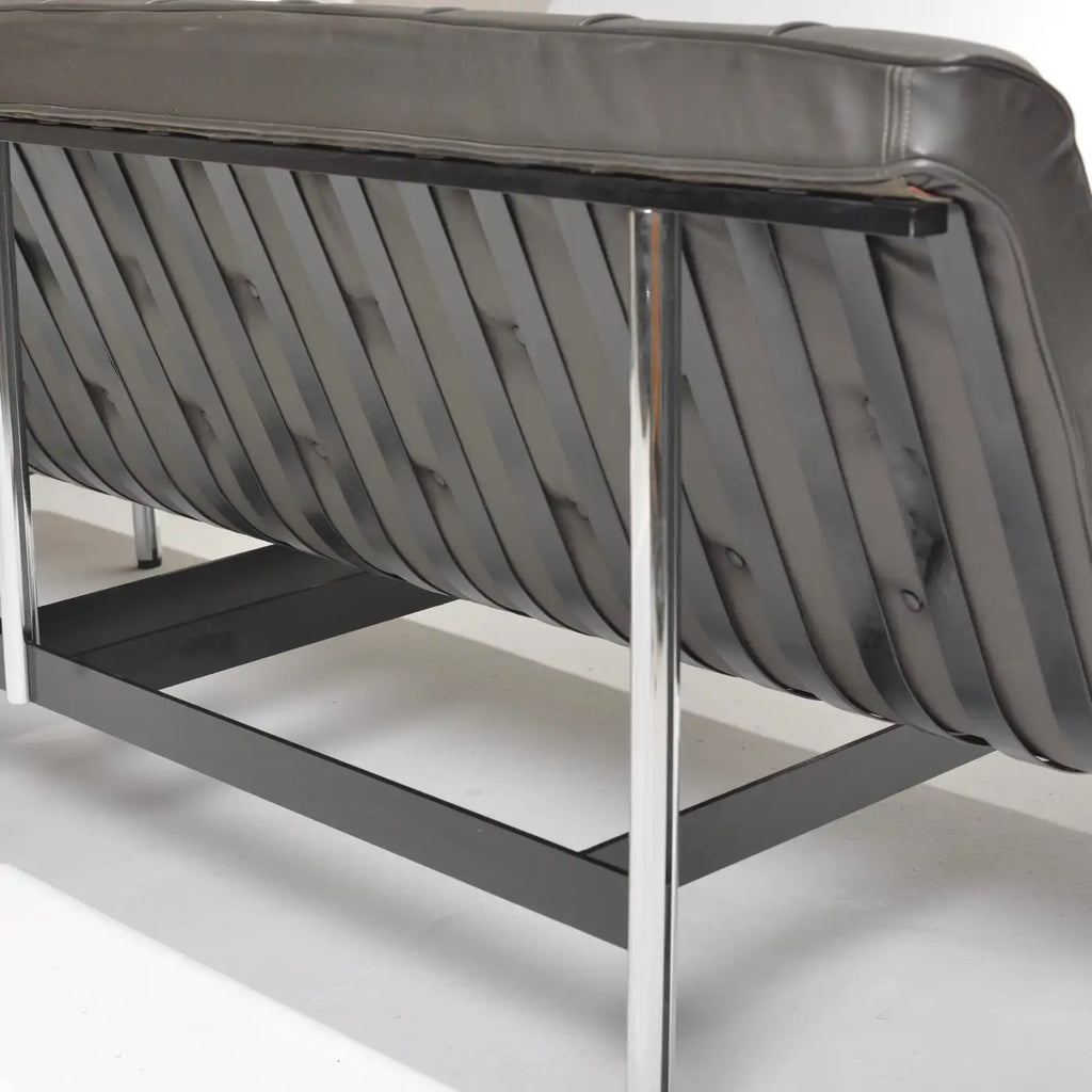 “New York” Charcoal Gray Sofa by Katavolos, Littell & Kelley