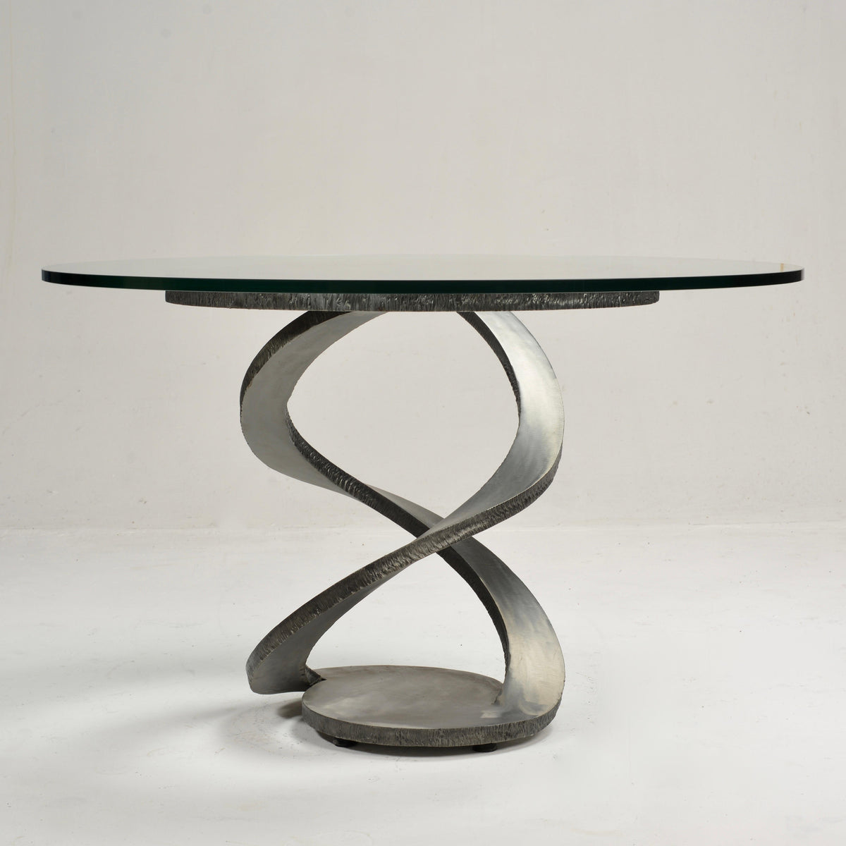 Maurice Barilone Roche Bobois Iron Flower dining table detail 3