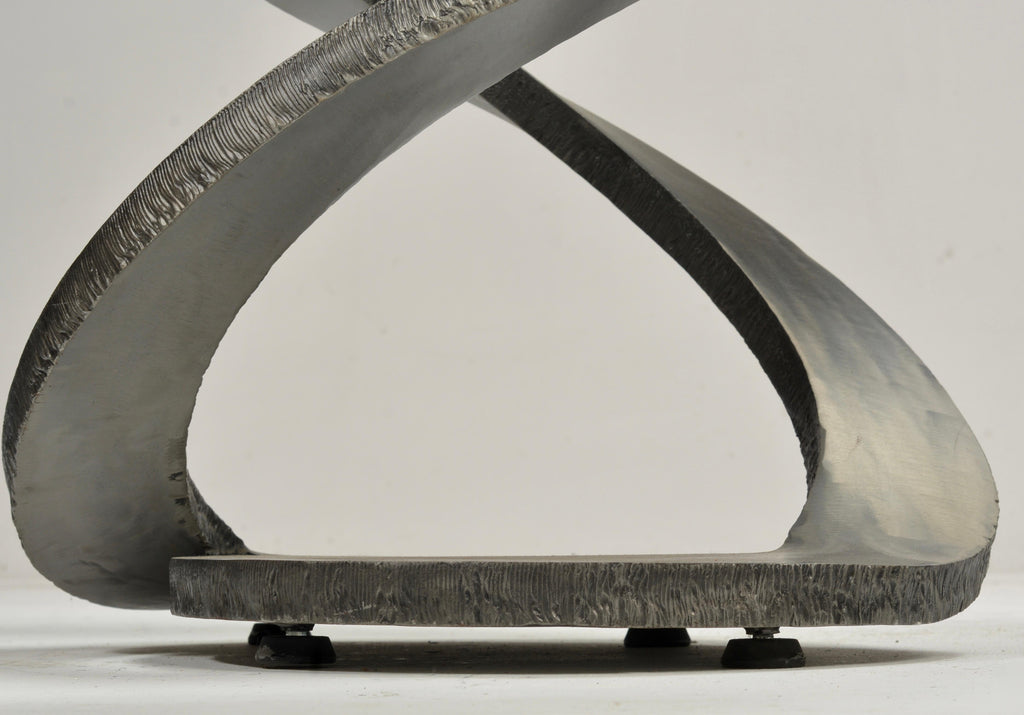 Maurice Barilone Roche Bobois Iron Flower dining table detail 9