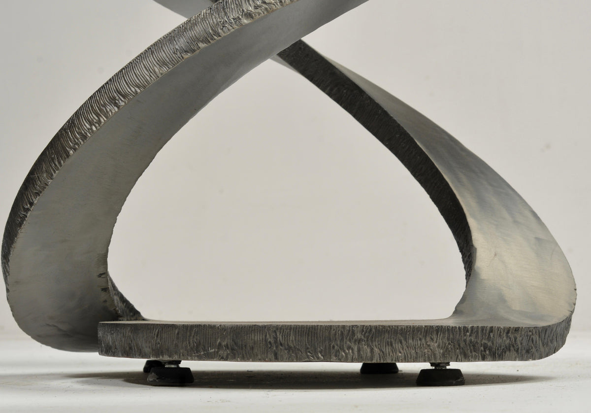 Maurice Barilone Roche Bobois Iron Flower dining table detail 9