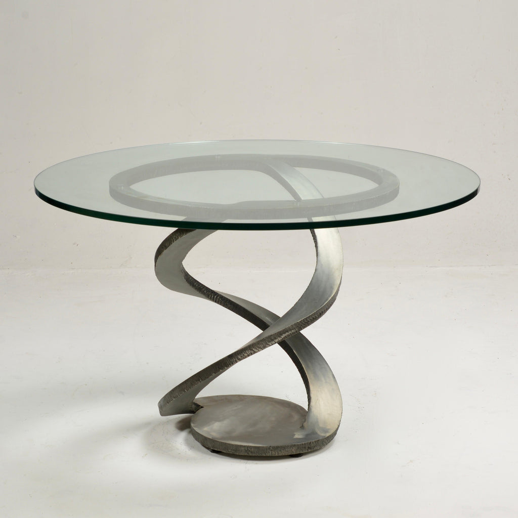 Maurice Barilone Roche Bobois Iron Flower dining table detail 2