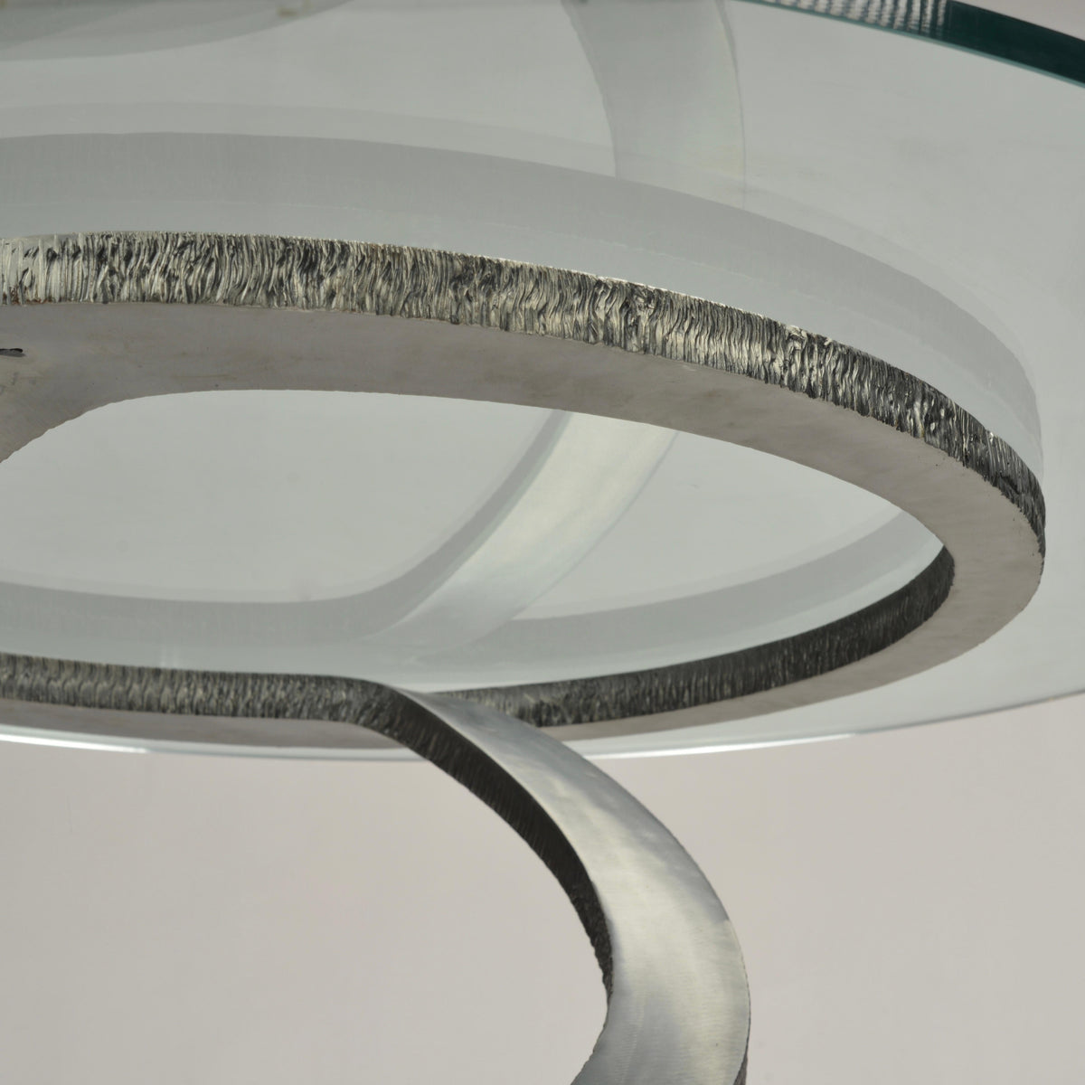 Maurice Barilone Roche Bobois Iron Flower dining table detail 7