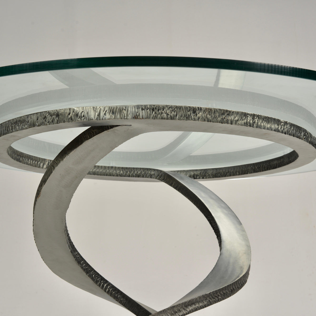 Maurice Barilone Roche Bobois Iron Flower dining table detail 8