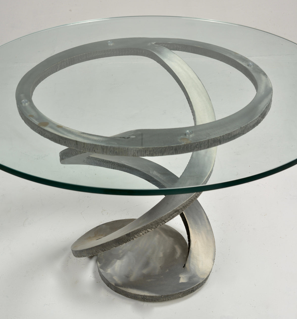 Maurice Barilone Roche Bobois Iron Flower dining table detail 13
