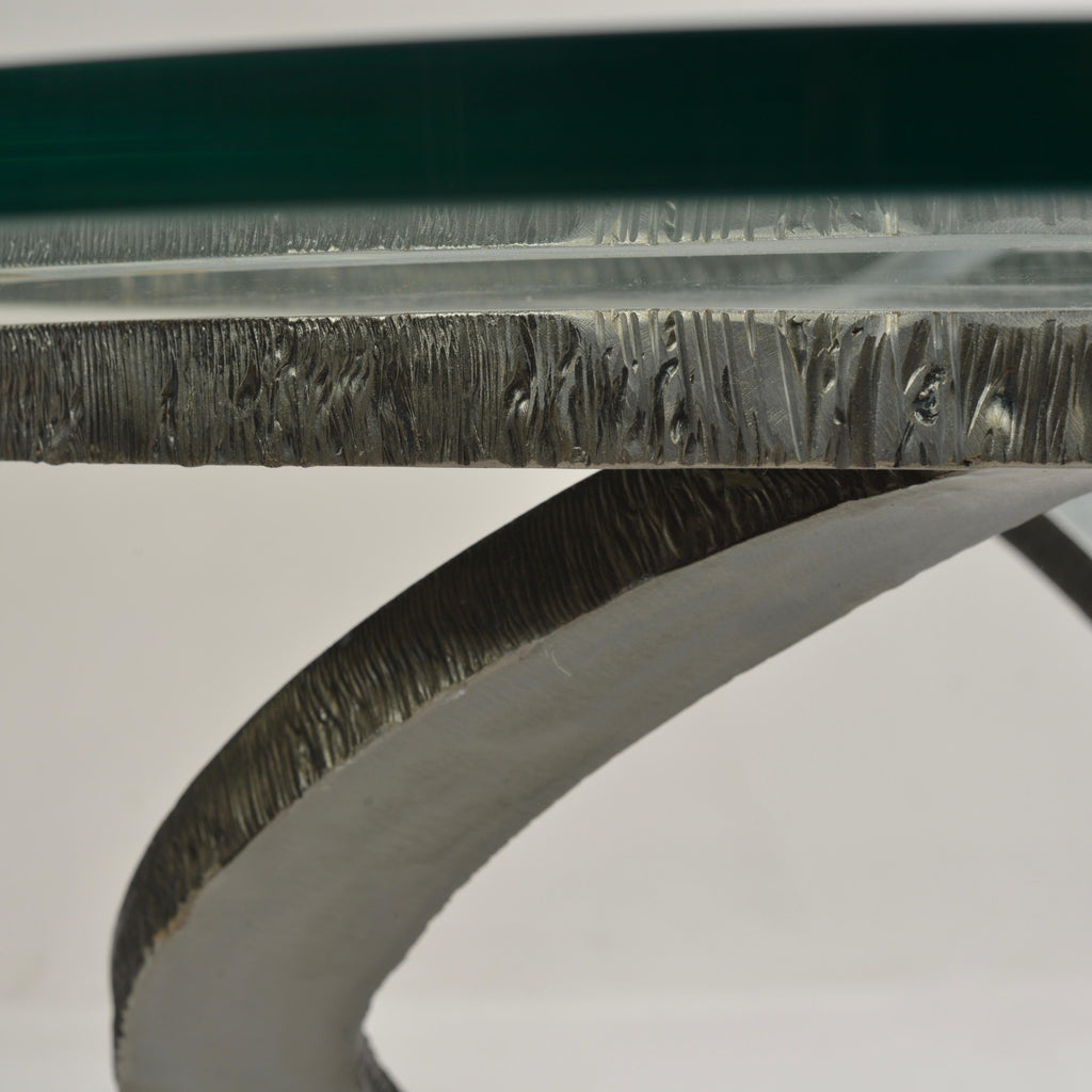 Maurice Barilone Roche Bobois Iron Flower dining table detail 10