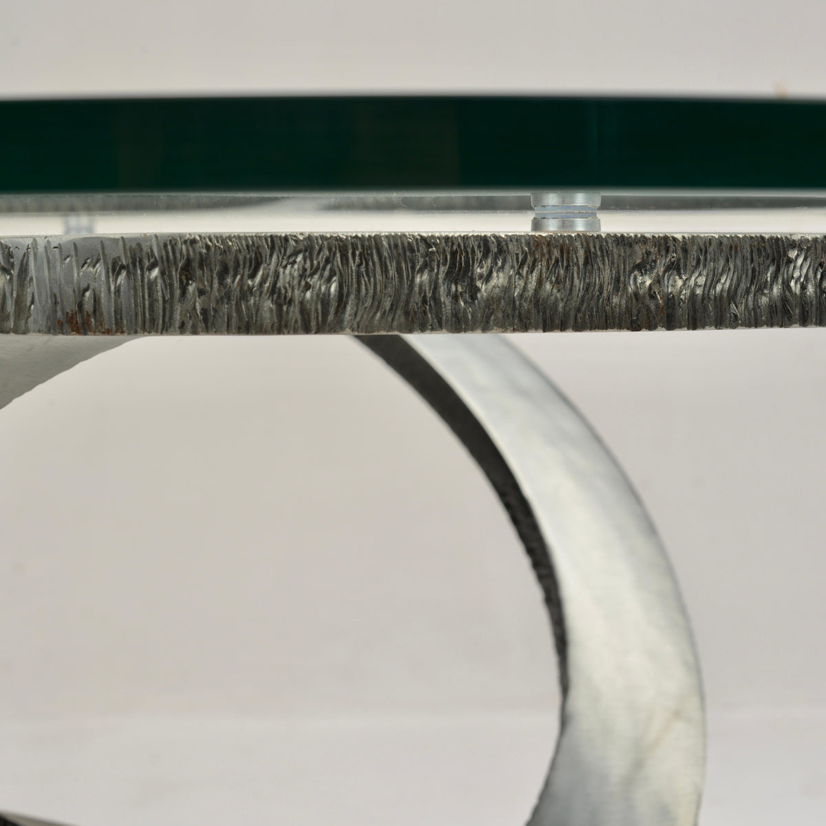 Maurice Barilone Roche Bobois Iron Flower dining table detail 11