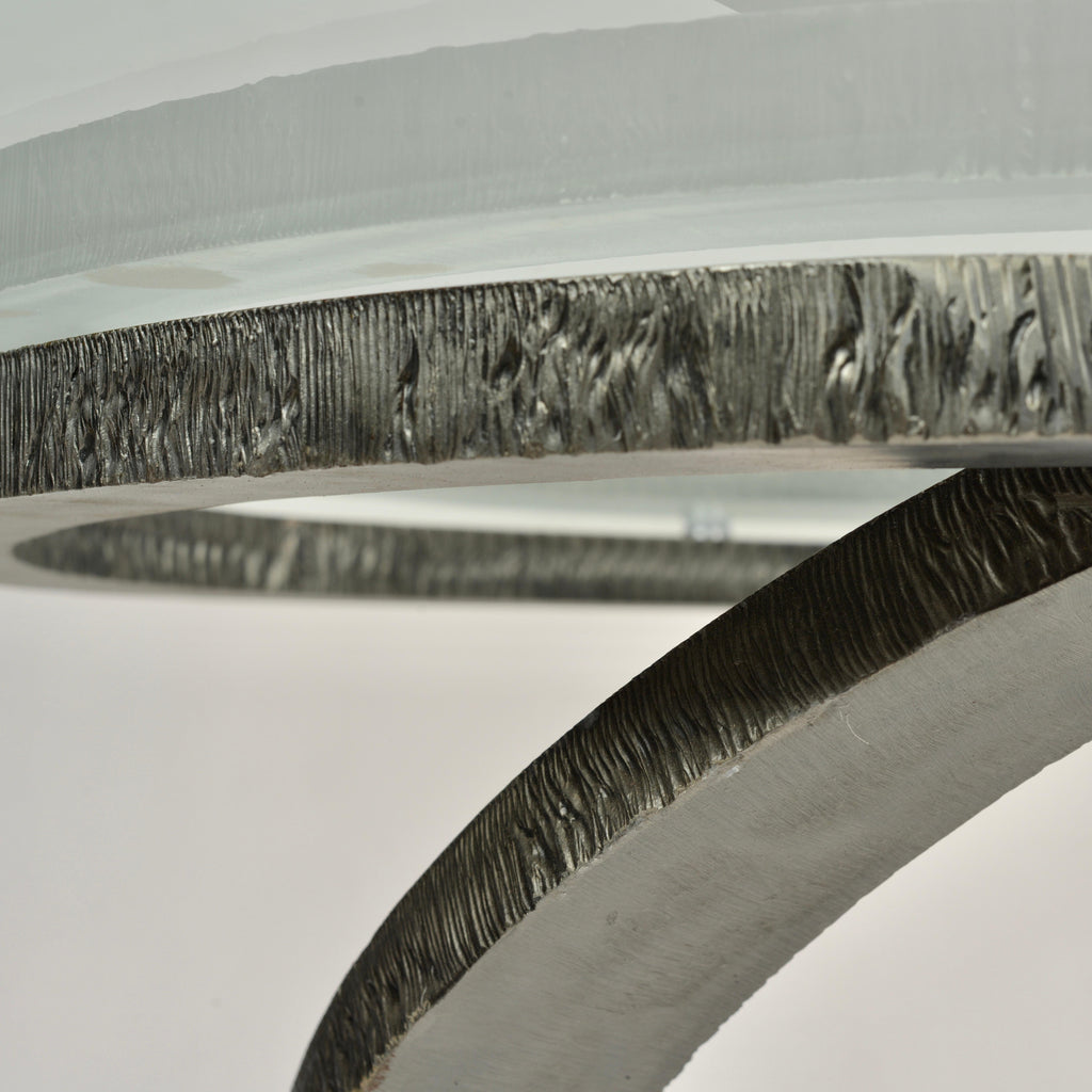 Maurice Barilone Roche Bobois Iron Flower dining table detail 12