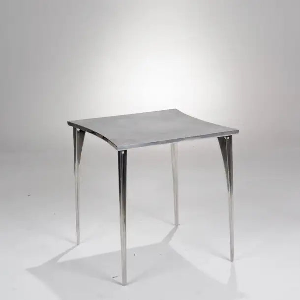 Rare Robert Josten Hand-Cast Aluminum Table
