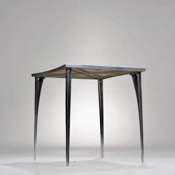 Rare Robert Josten Hand-Cast Aluminum Table