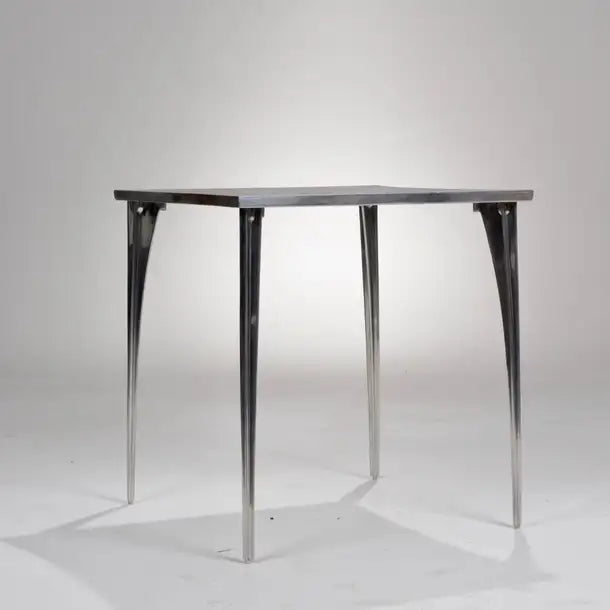 Rare Robert Josten Hand-Cast Aluminum Table