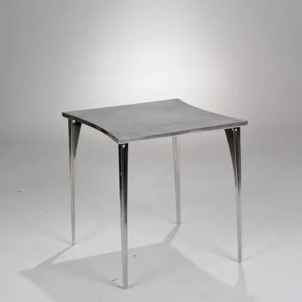 Rare Robert Josten Hand-Cast Aluminum Table