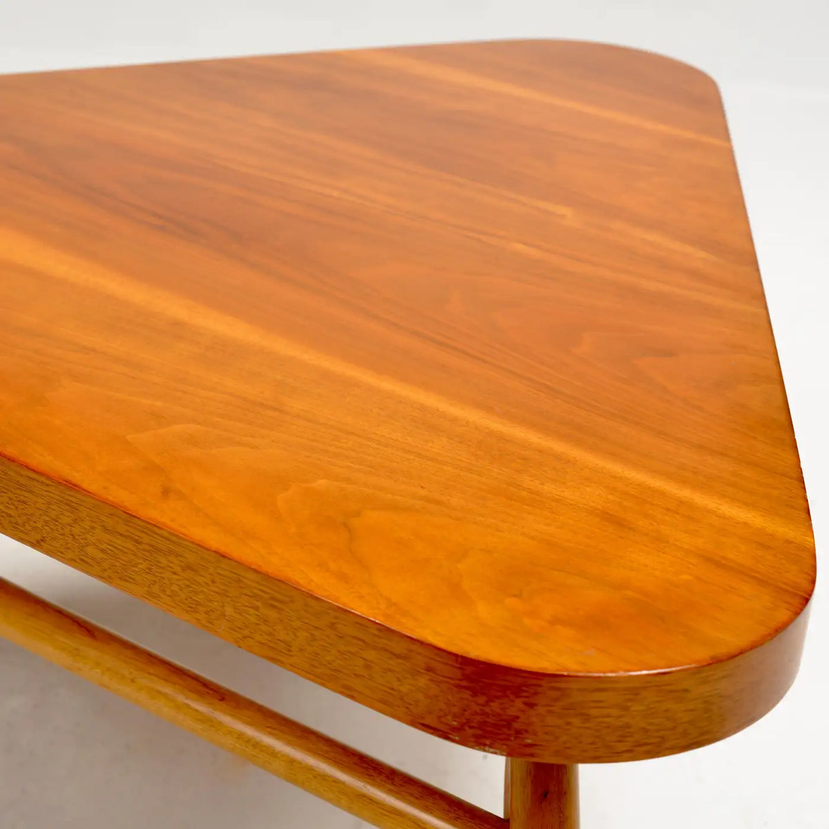Robsjohn-Gibbings for Widdicomb Walnut Triangular Coffee Table