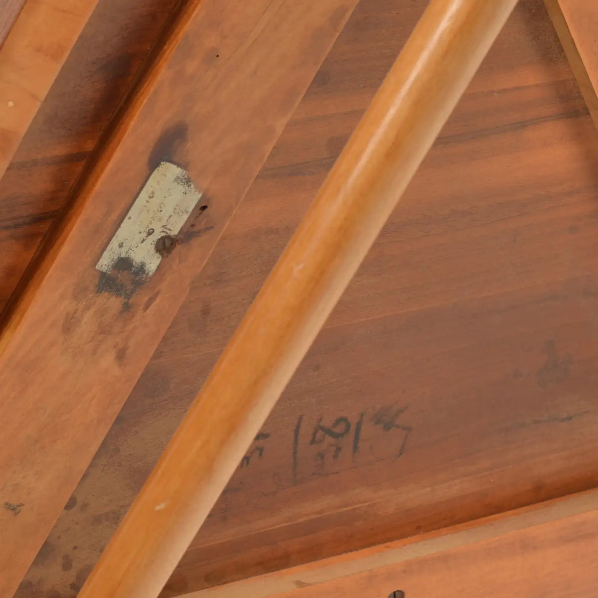 Robsjohn-Gibbings for Widdicomb Walnut Triangular Coffee Table