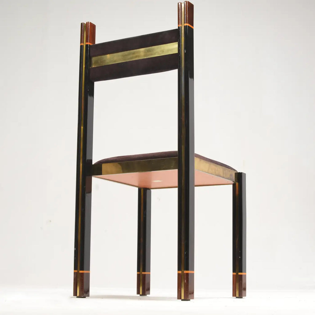Italian Dining Suite by Paolo Barracchia for Roman Deco, 1978