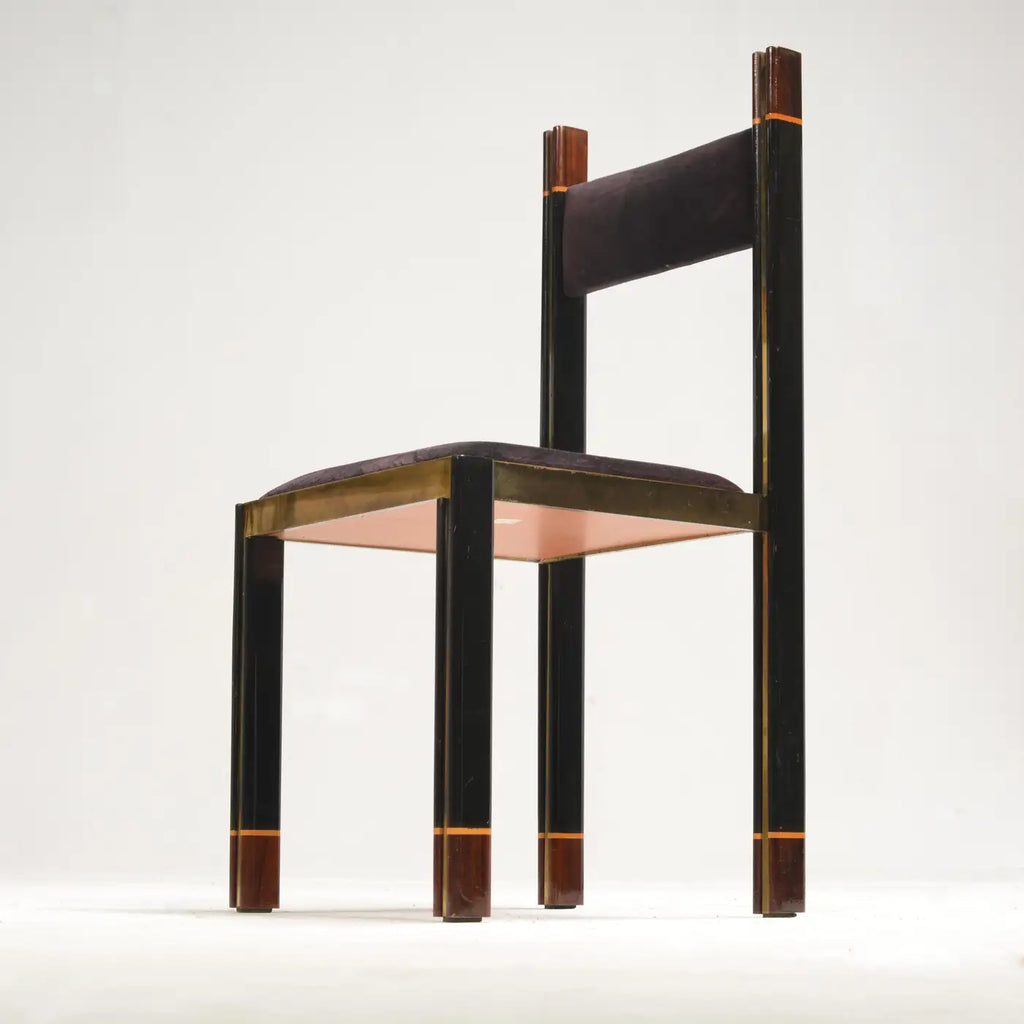Italian Dining Suite by Paolo Barracchia for Roman Deco, 1978