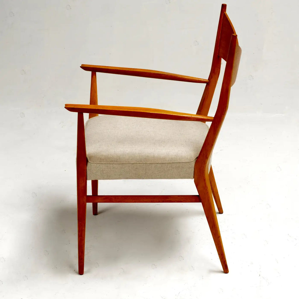Paul McCobb Sculpted Mahogany Bow-Tie Dining Chair