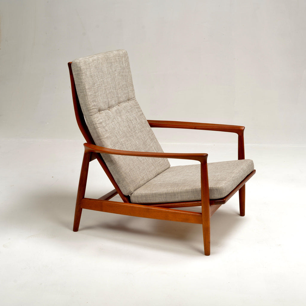 Folke Ohlsson Stanford teak armchair for DUX detail 8