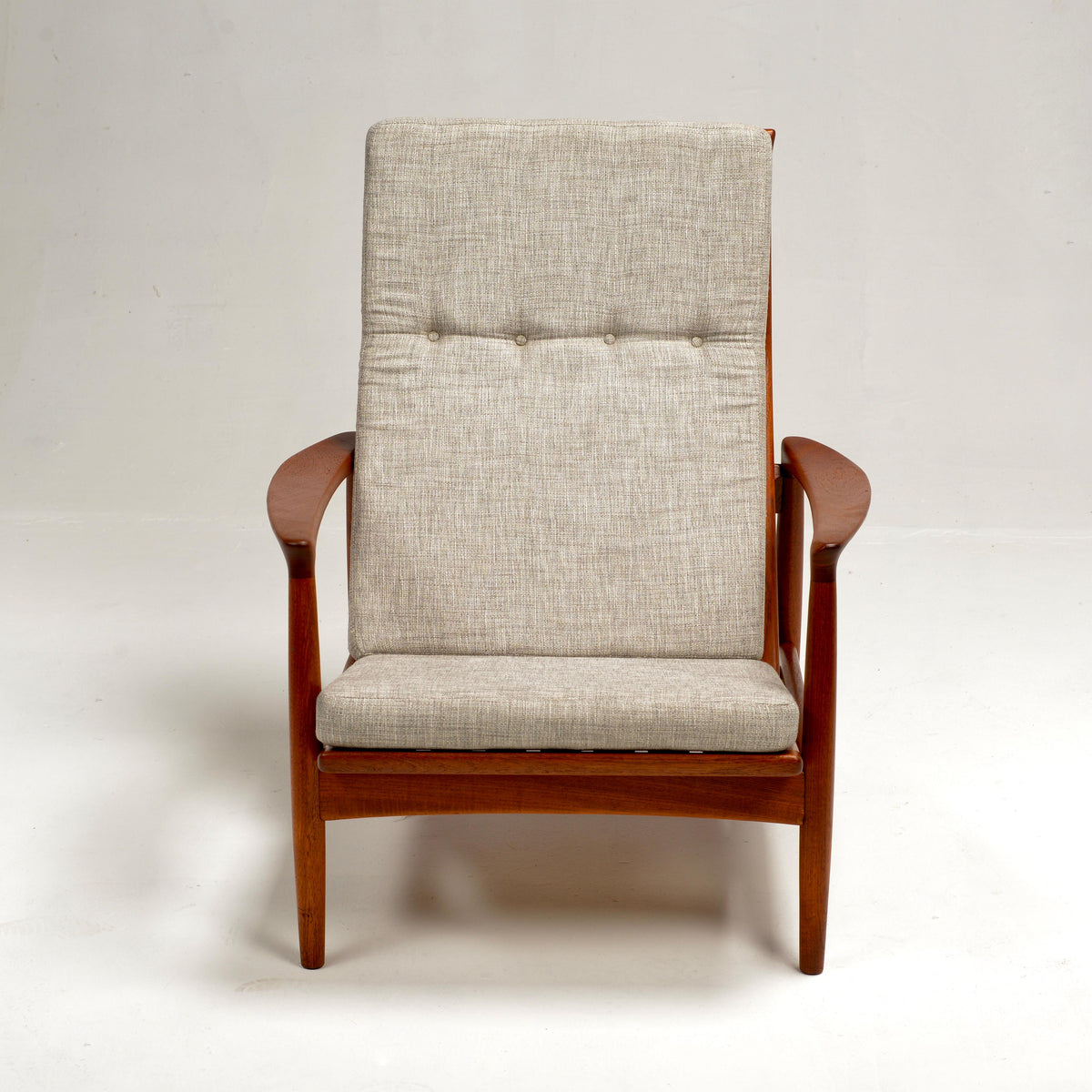 Folke Ohlsson Stanford teak armchair for DUX detail 2