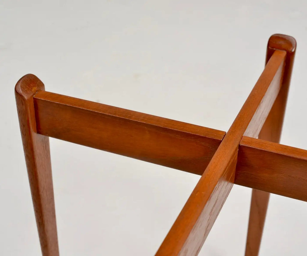 Swedish Modern Teak Tray Side Table