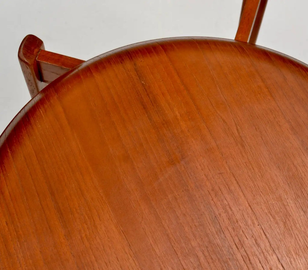 Swedish Modern Teak Tray Side Table