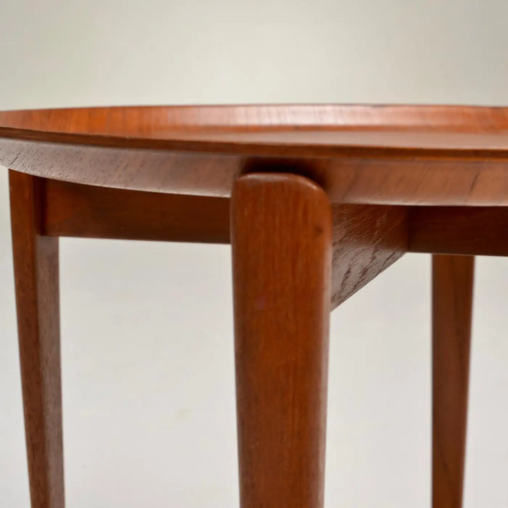Swedish Modern Teak Tray Side Table