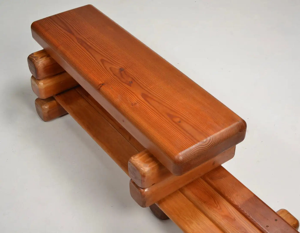 Paul Maull Sculptural Pine Shelving Bookcase