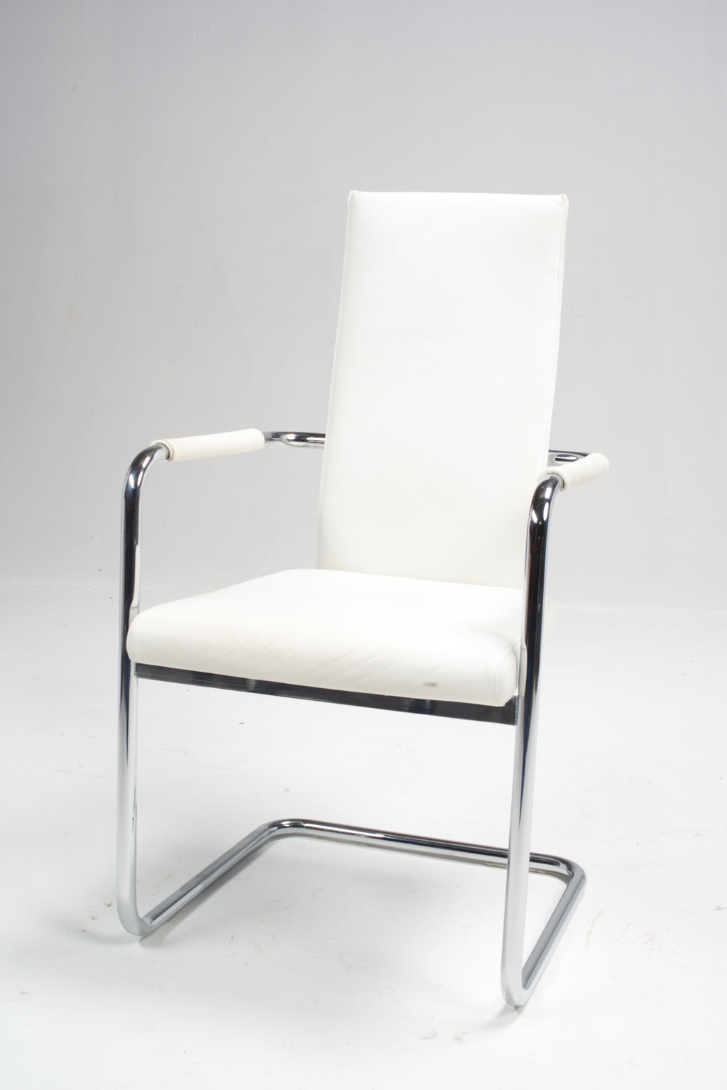 Ronald Schmitt Cantilever Dining Chairs with Arms