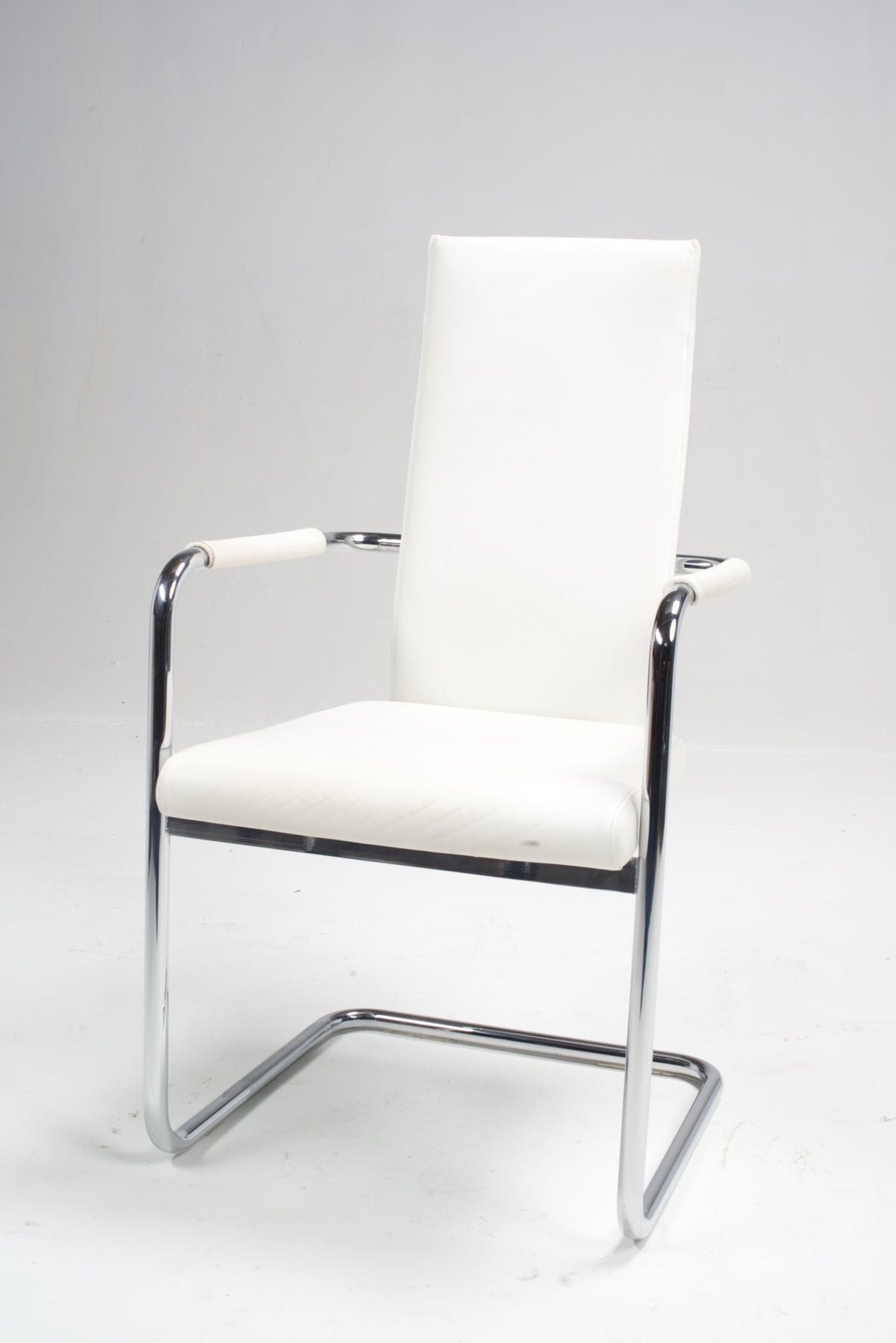 Ronald Schmitt Cantilever Dining Chairs with Arms