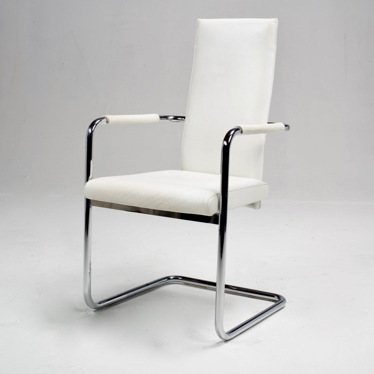 Ronald Schmitt Cantilever Dining Chairs with Arms