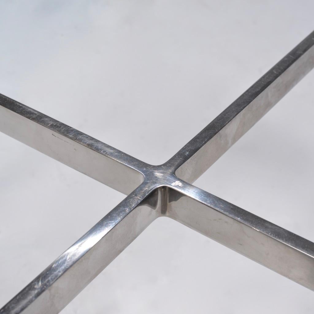 Early Knoll Barcelona coffee table by Mies van der Rohe and Lilly Reich detail 8