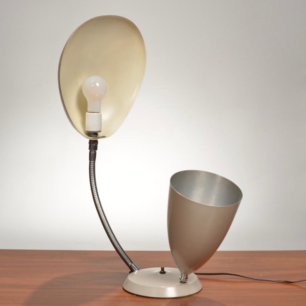 Rare Cobra Table Lamp by Greta Magnusson Grossman for Ralph O. Smith - image 14