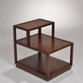 Edward Wormley Dunbar walnut step end table detail 2