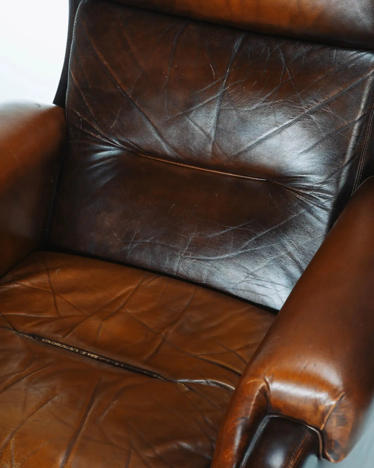 French Leather and Chrome Recliners - Two Available