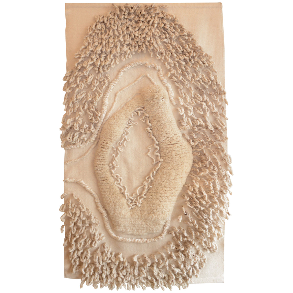 Enormous White Wool Fiber Art from Robert Kidd Studios, circa 1975 - image 1
