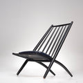 Ilmari Tapiovaara Congo black lacquer lounge chair detail 5