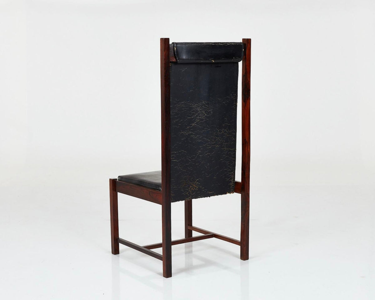 Celina Decorações Brazilian high back dining chair detail 7