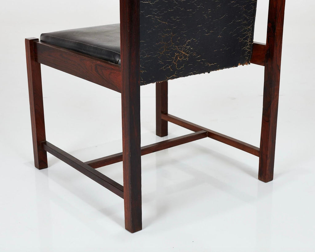 Celina Decorações Brazilian high back dining chair detail 9