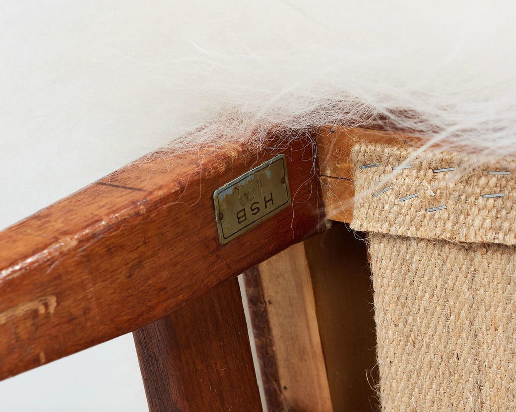 Elias Svedberg 1939 Swedish lounge chair pair detail 14
