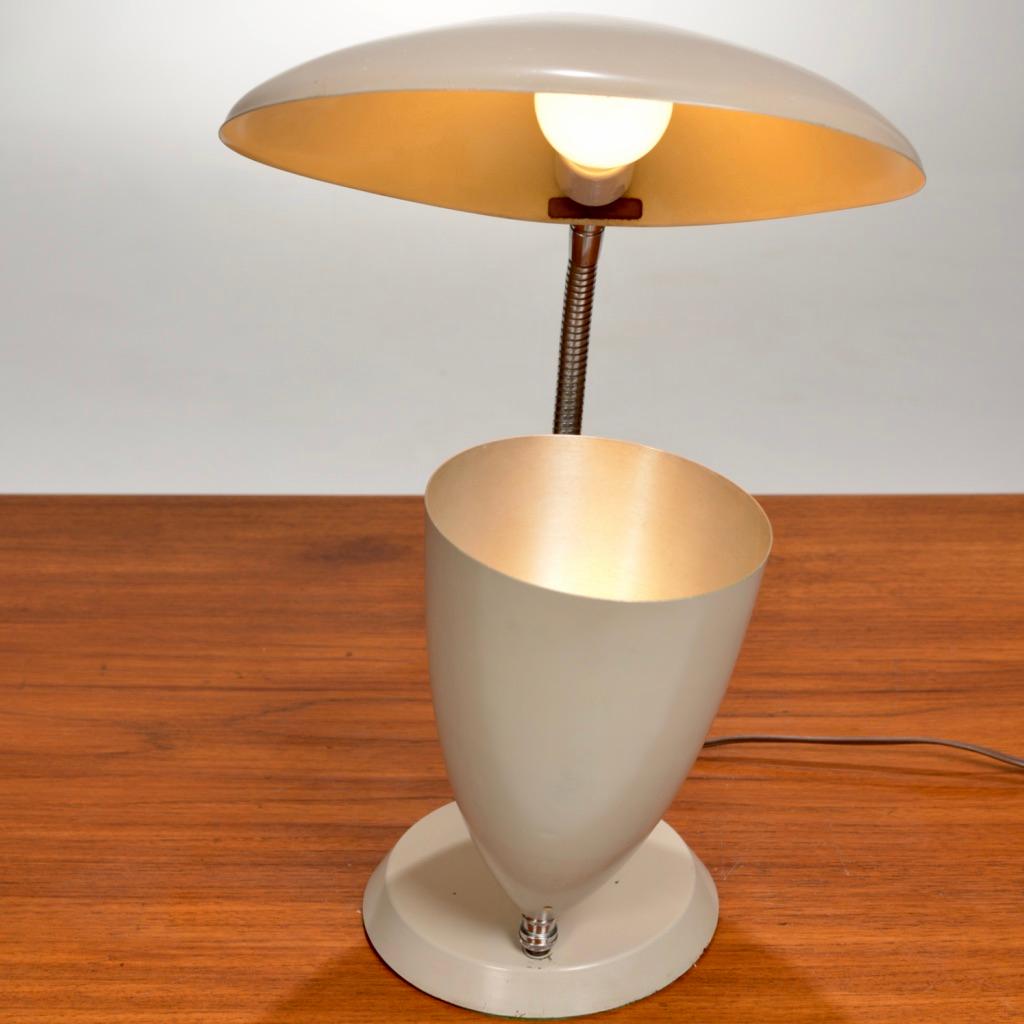 Rare Cobra Table Lamp by Greta Magnusson Grossman for Ralph O. Smith - image 16
