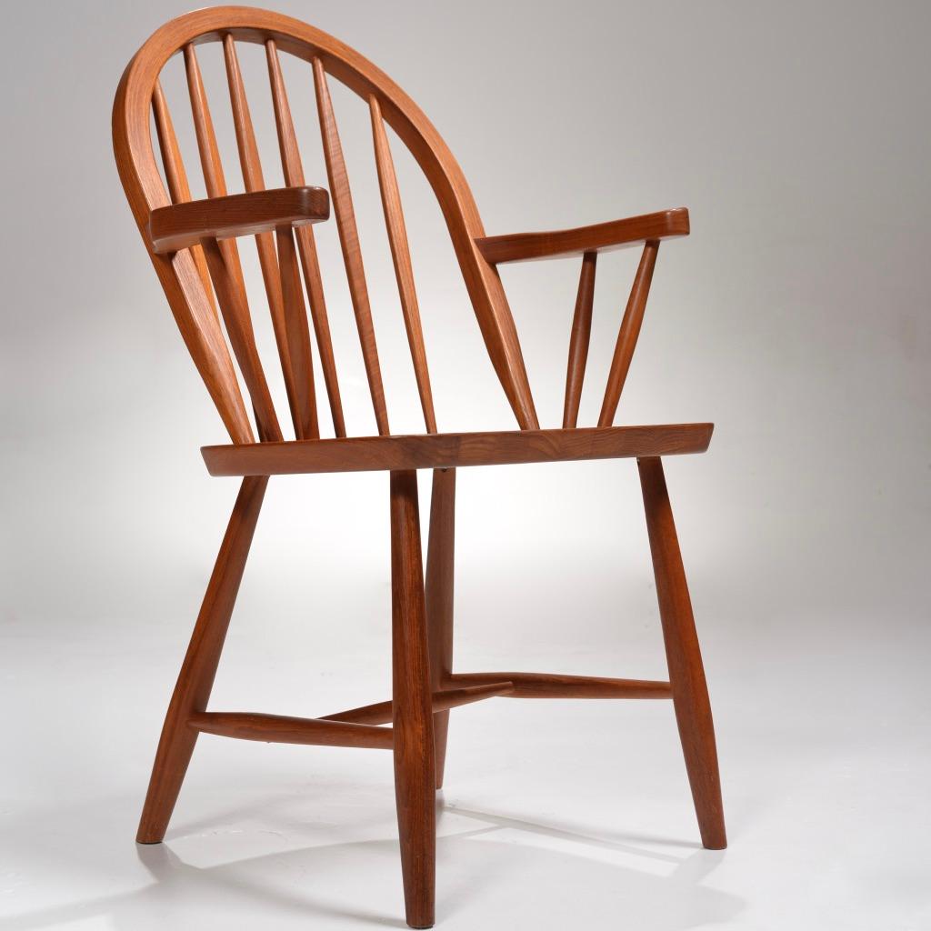 Erik Ole Jørgensen teak dining chair for Tarm Stole, Denmark, 1970 - view 8